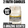 Journey Of Faith Candle Sample