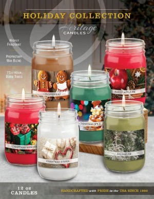 Holiday candles collection fundraiser