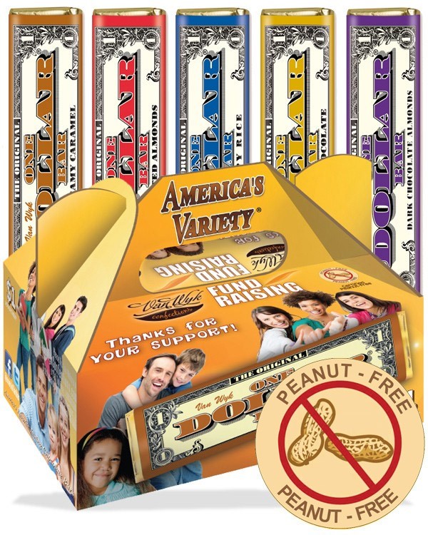 america's variety candy bar carrier box