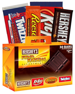 hershey's candy bar carrier box